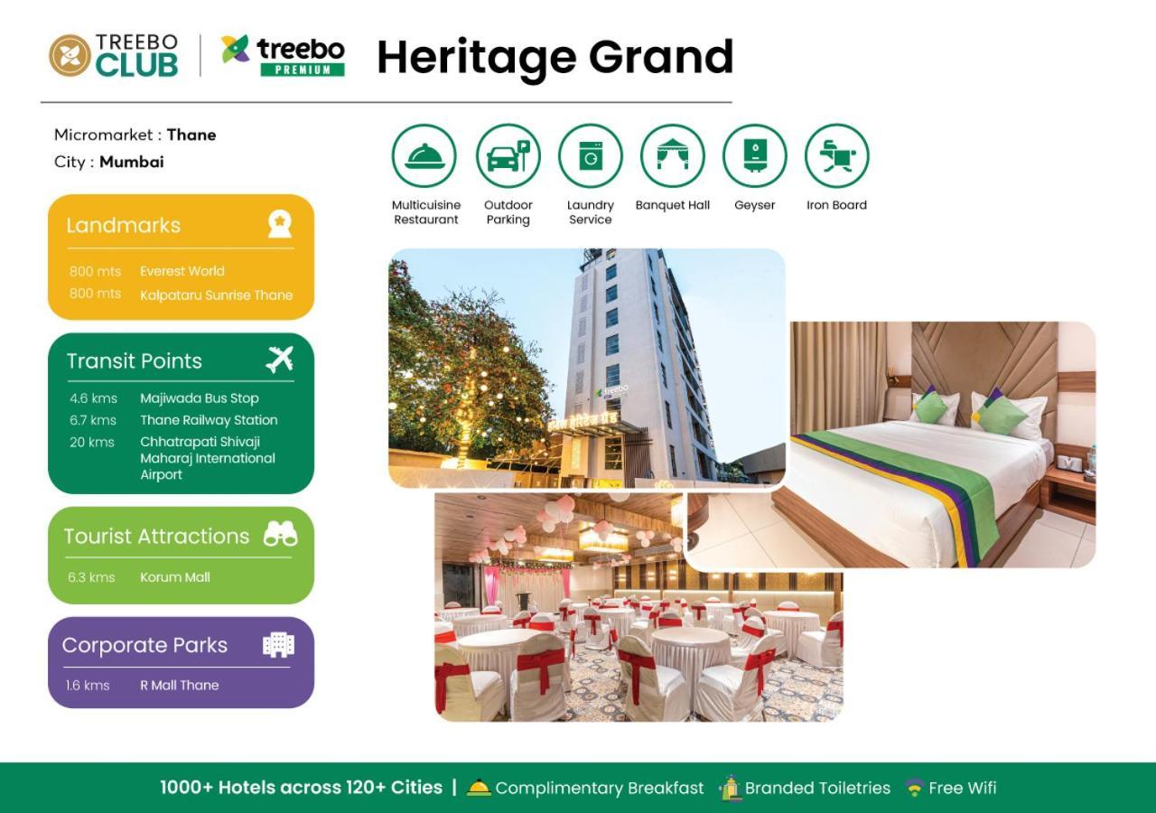 Treebo Premium Heritage Grand -Majiwada Thane Bagian luar foto
